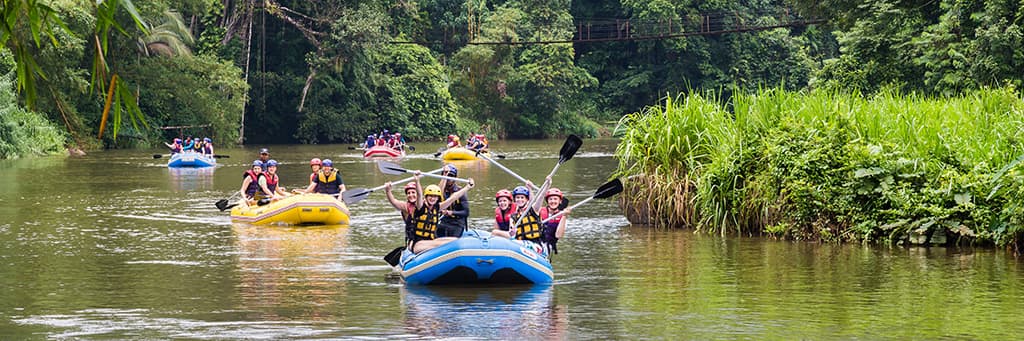 white water rafting 