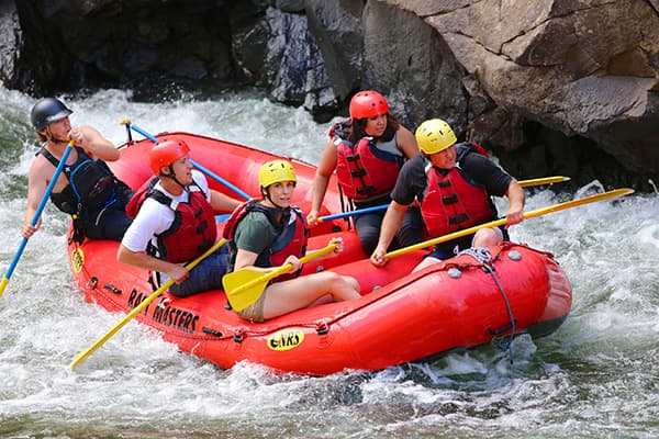 white water rafting 